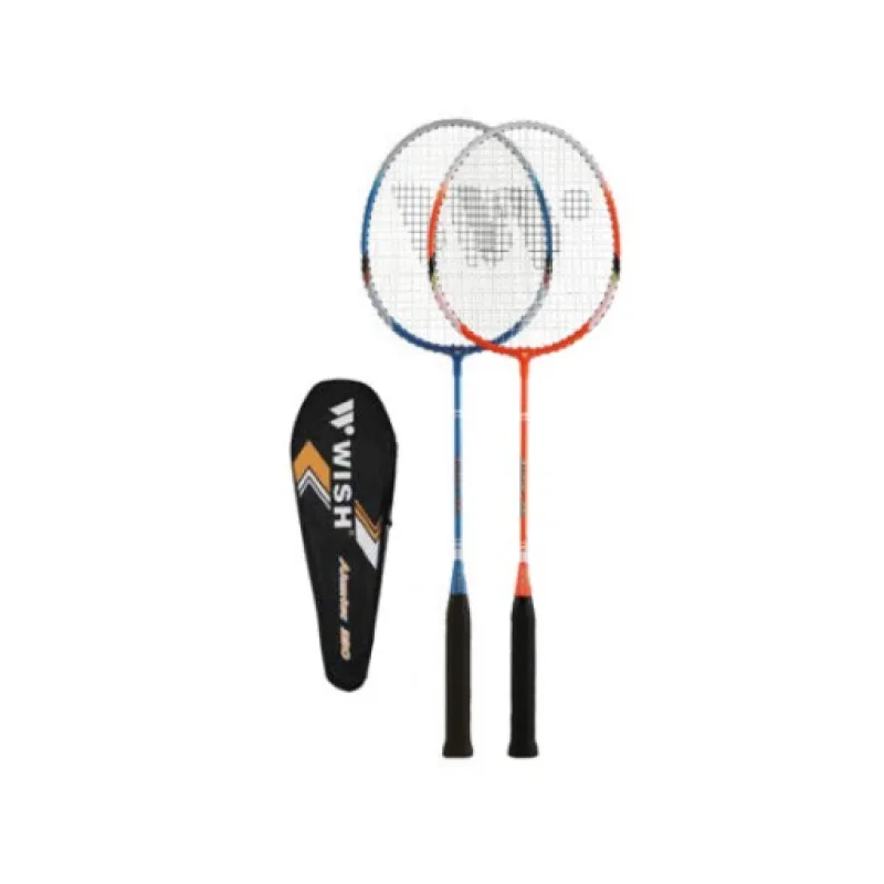 Badmintonový set Wish Alumtec 330K, Oranžová a modrá