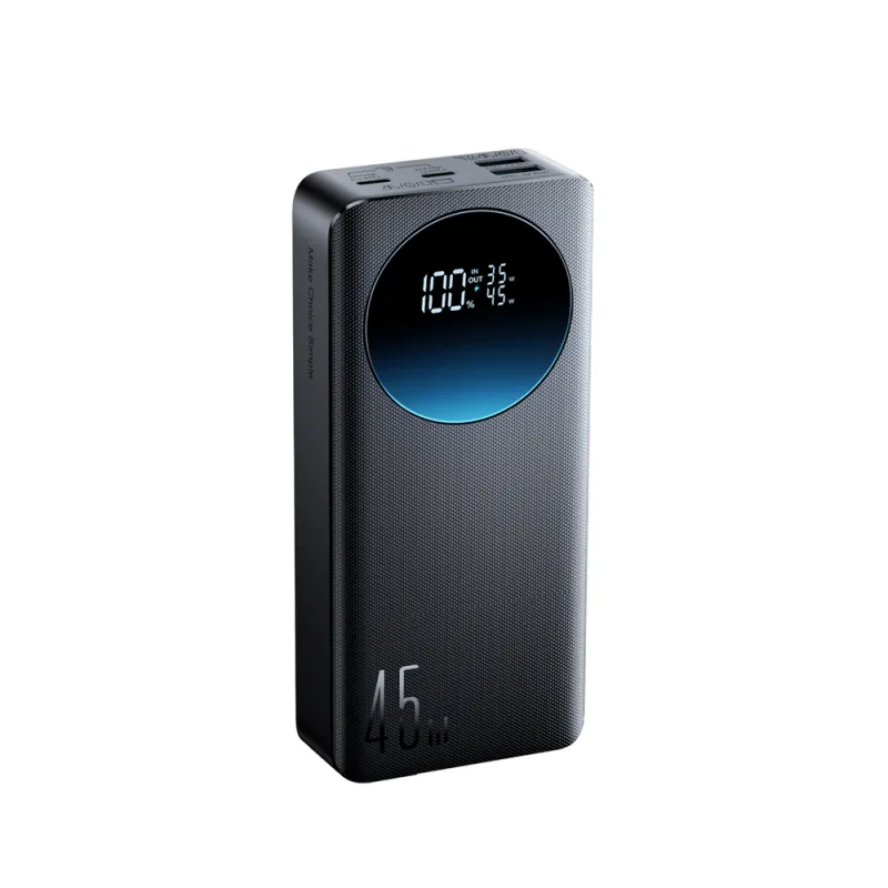 Powerbanka Joyroom JR-PBF02 Pro 20000 mAh 45 W s digitálnym displejom 2x USB-A 2x USB-C - čierna