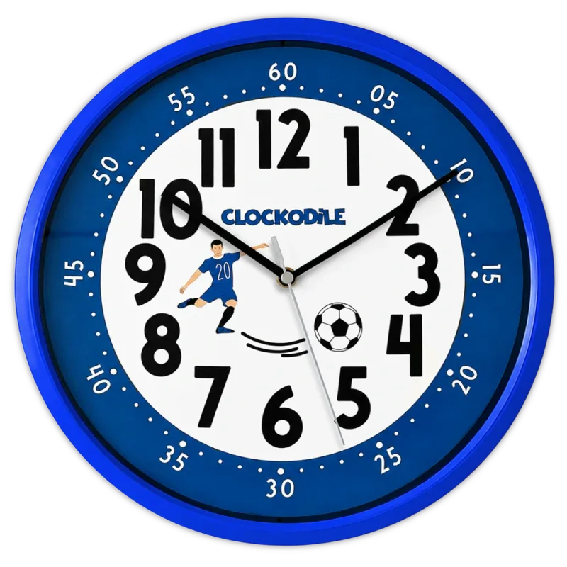 CLOCKODILE Modré dětské hodiny FOTBAL - 3 ROKY ZÁRUKA! CCS3000