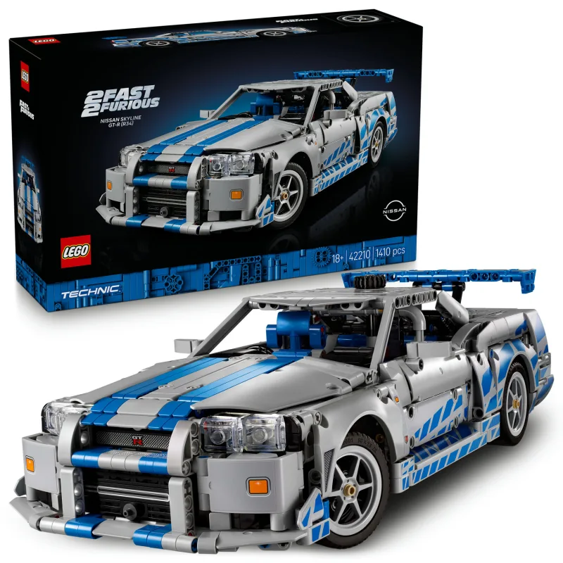 LEGO Technic 42210 2 Fast 2 Furious Auto Nissan Skyline GT-R (R34)