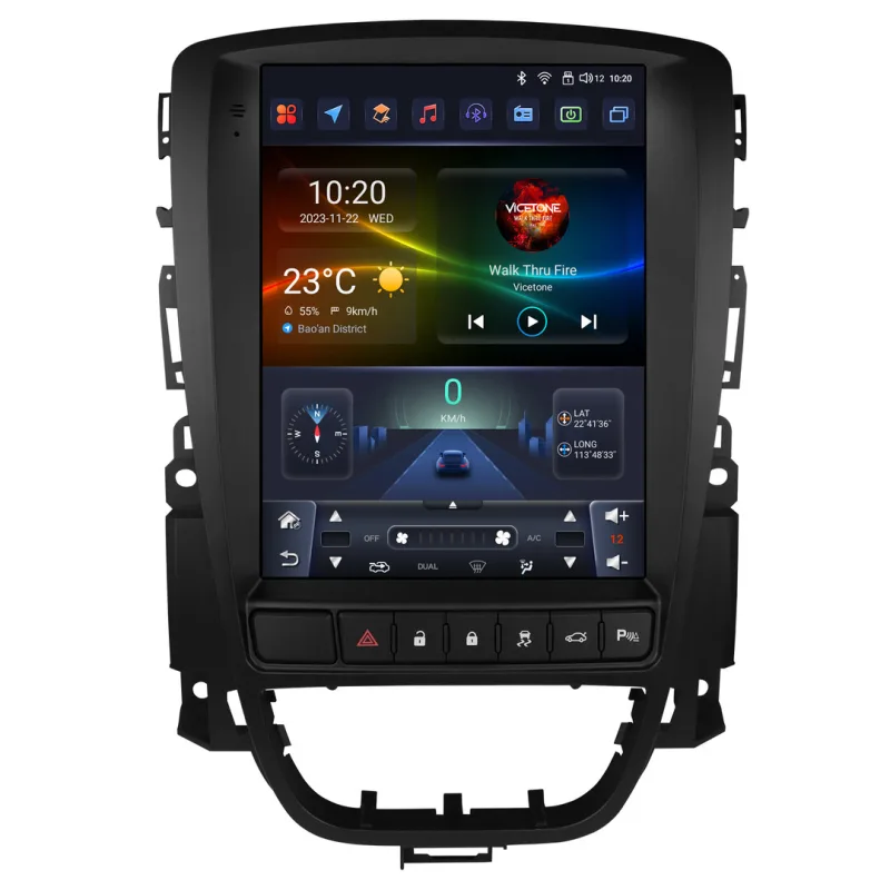 HIZPO OPASJ9701 Autorádio 9,7“ Android pro Opel Astra J Model: 6S9701 (6+64GB) CHR1479_6S9