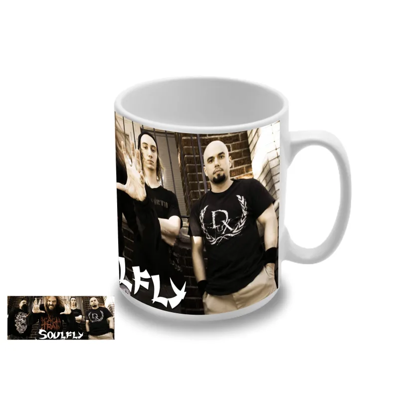 Soulfly - Band and Logo (hrnček)
