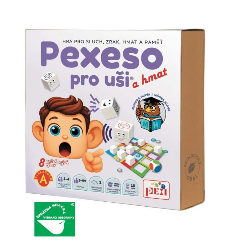 Pexi PEXI Pexeso pre uši a hmat