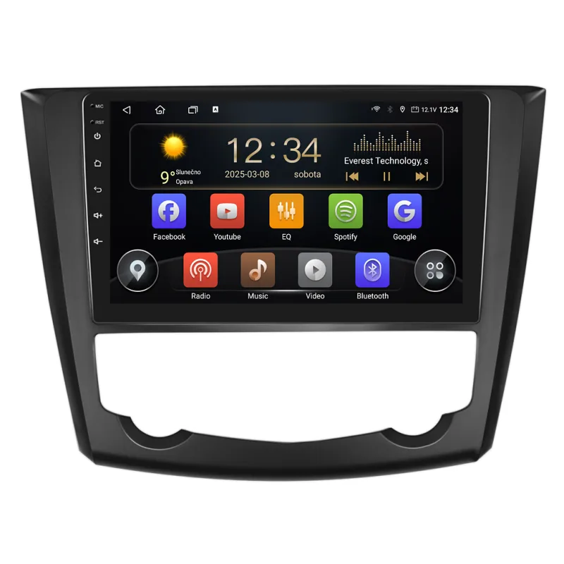Isudar 2DIN autorádio T72-IEV109 Android, Renault Kadjar T72-UN08M/A7741
