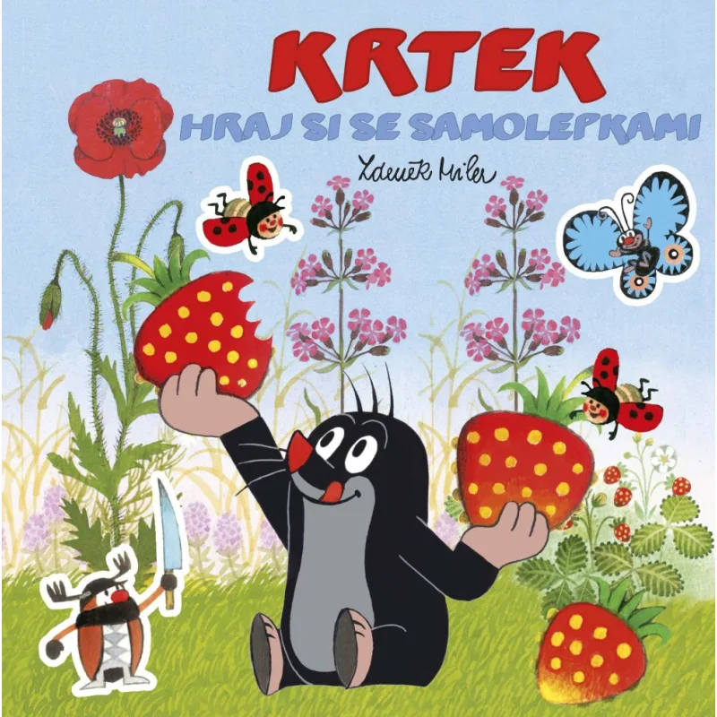 Akim Samolepkové obrázkové album "hraj si zo samolepkami "- Krtko 3