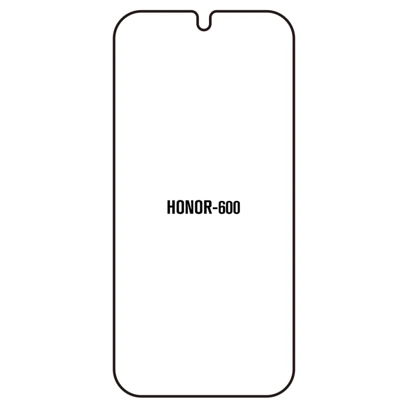 Sunshine Honor 600 Predná Hydrogél ochranná fólia Strih: Kompatibilná s krytom 2, Typ fólie: Matná