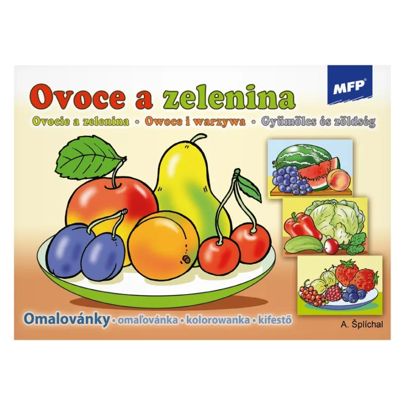 MFP Rappa Omaľovánky MFP Ovocie a zelenina