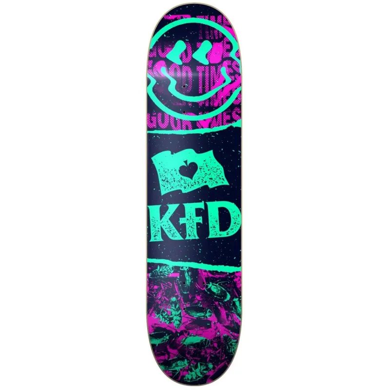 KFD Logo DIY Skate Doska (8.25"|Purple)