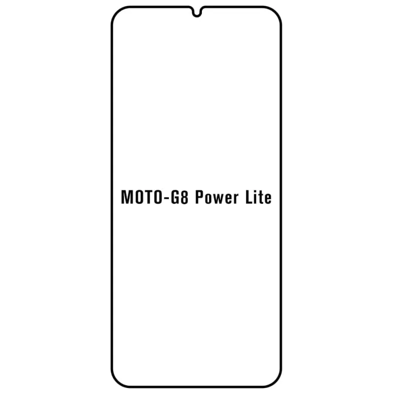 Sunshine Motorola G8 Power Lite Predná Hydrogél ochranná fólia Strih: Kompatibilná s krytom, Typ fólie: Číra