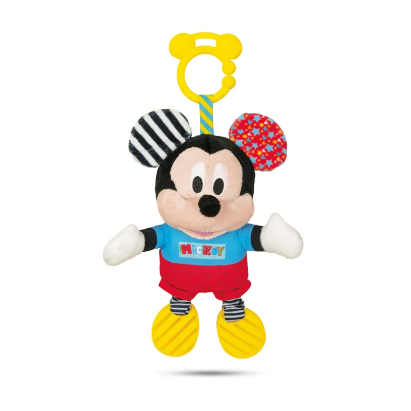 Clementoni Mickey plyšový so zvukmi a úchytom