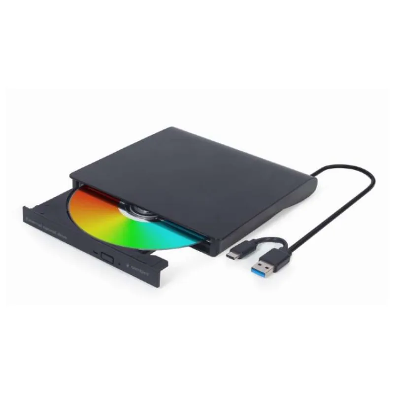GEMBIRD externí mechanika DVD, USB-C, černá (DVD-USB-031)