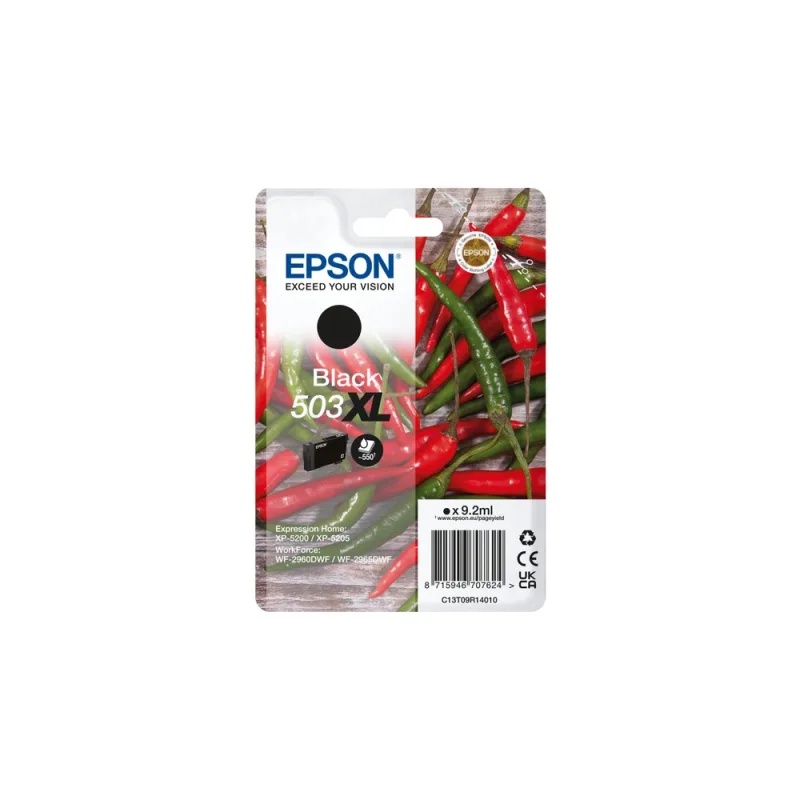 EPSON Singlepack Black 503XL Ink C13T09R14020