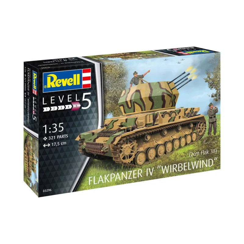 Revell Plastic ModelKit military 03296 - Flakpanzer IV Wirbelwind (1:35)
