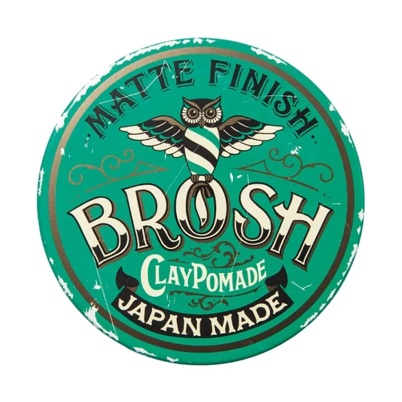Matná hlina na vlasy BROSH Clay pomade 120 g