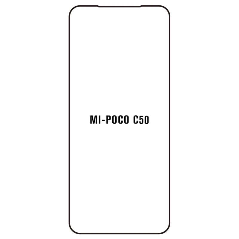 Sunshine Xiaomi Poco C50 Predná Hydrogél ochranná fólia Strih: Predná 2, Typ fólie: Číra