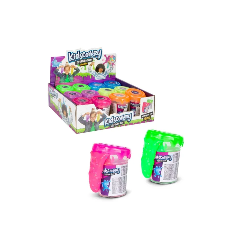 Teddies Sada na výrobu slizu 6 farieb v plastovom bareli 6x7cm