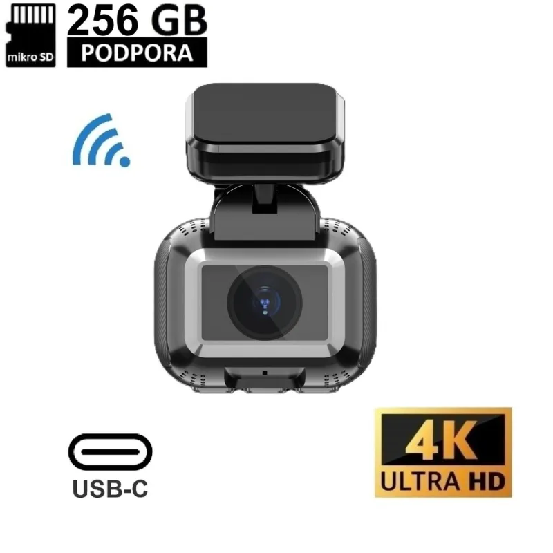 Keetec DC700 4K Autokamera WiFi, GPS, 2" IPS Touch, USB-C DC700 4K