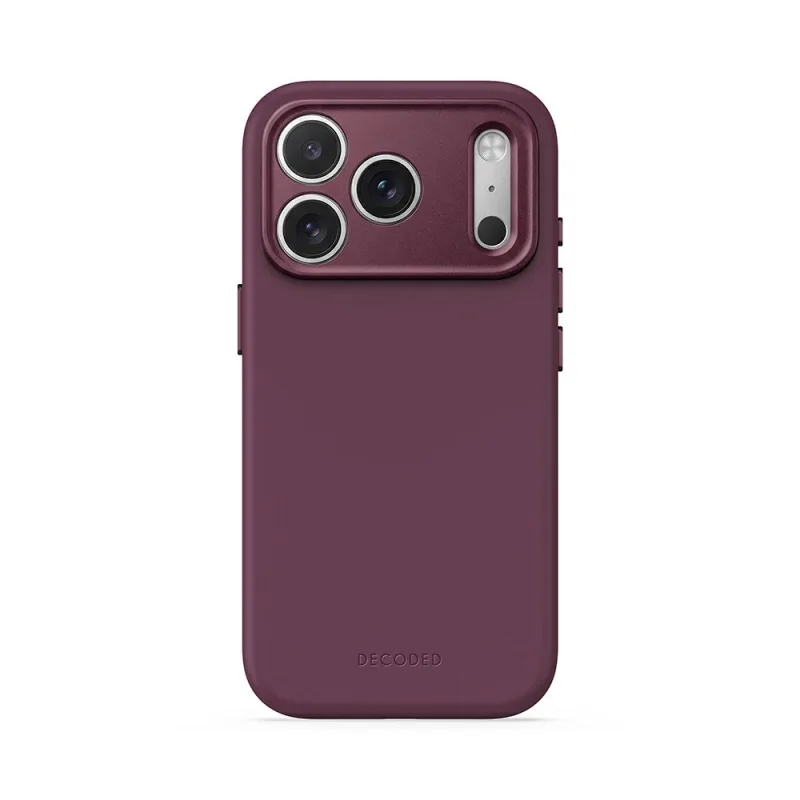 Decoded kryt Silicone Case Magsafe pre iPhone 18 Pro - Plum…