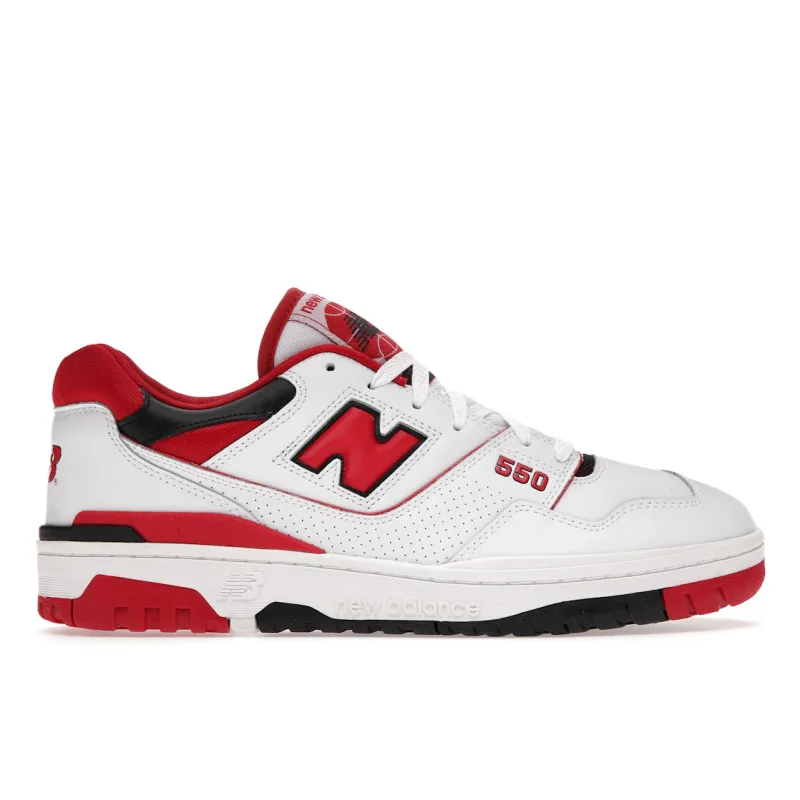 New Balance 550 White Red - 40.5