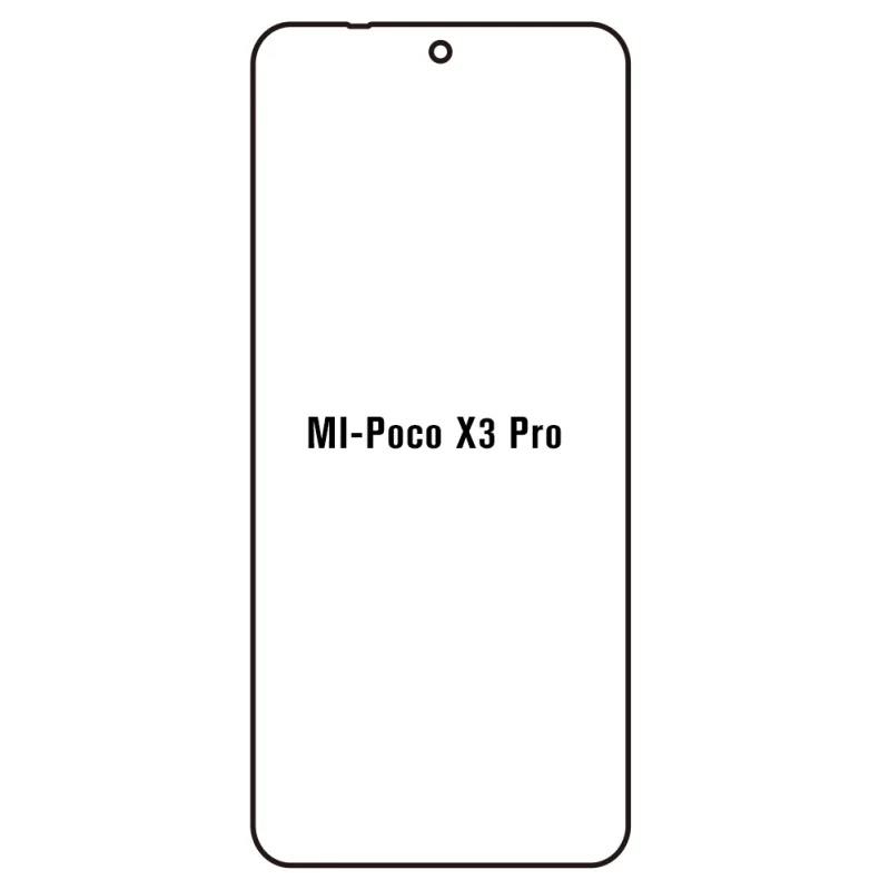 Sunshine Xiaomi Poco X3 Pro Predná Hydrogél ochranná fólia Strih: Predná 3, Typ fólie: Číra