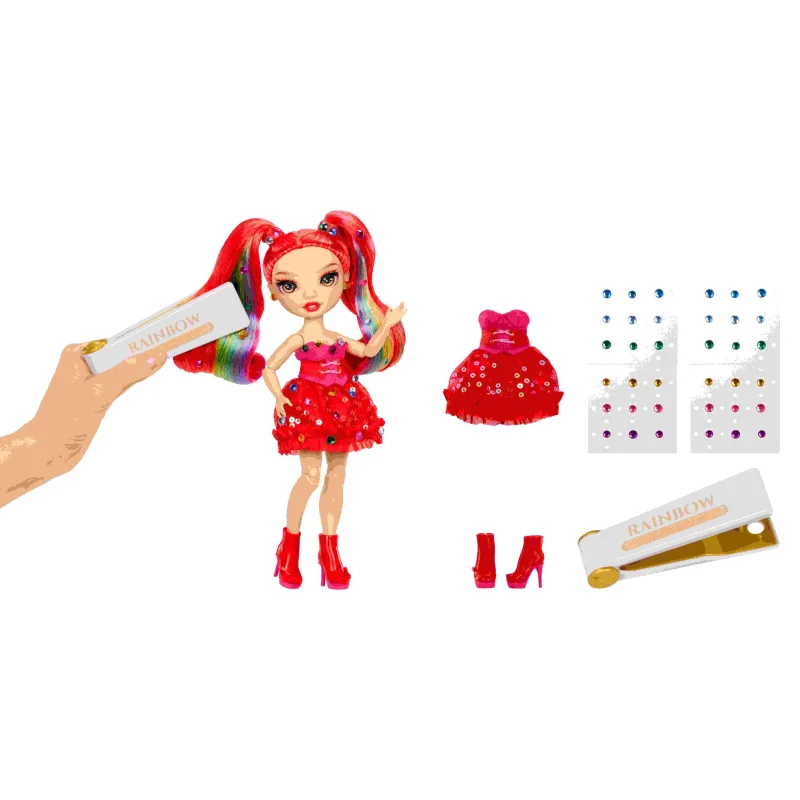 MGA Rainbow High Be Dazzling Fashion bábika - Vivienne Rouge (Red)