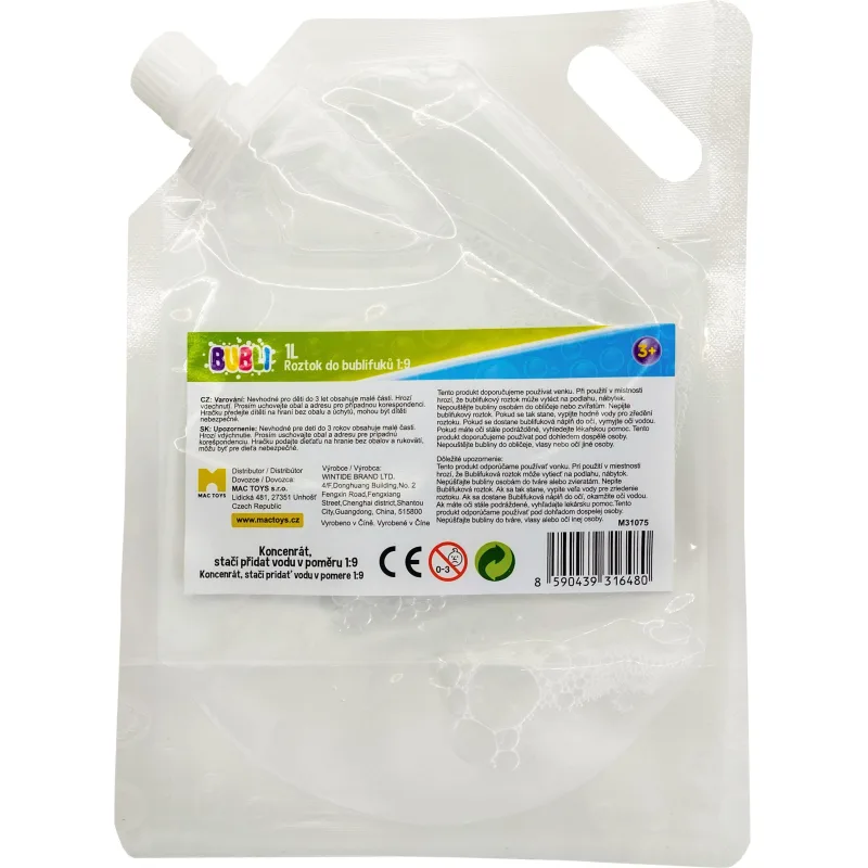 BUBLI 1L roztok do bublifuku 1:9