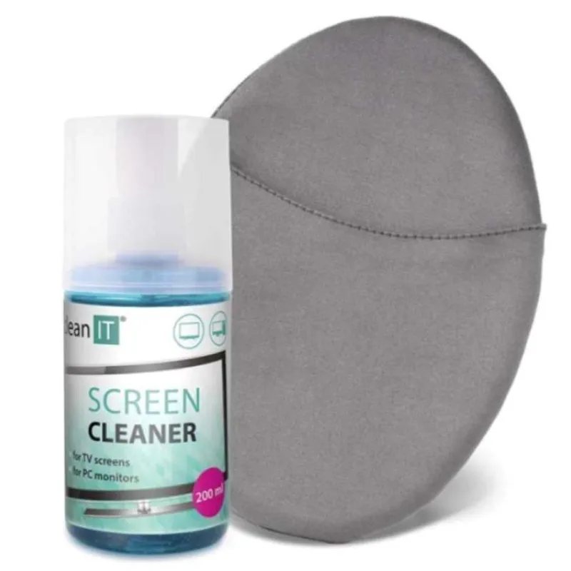 CLEAN IT čistící roztok na displeje s rukavičkou 200ml (CL-181)