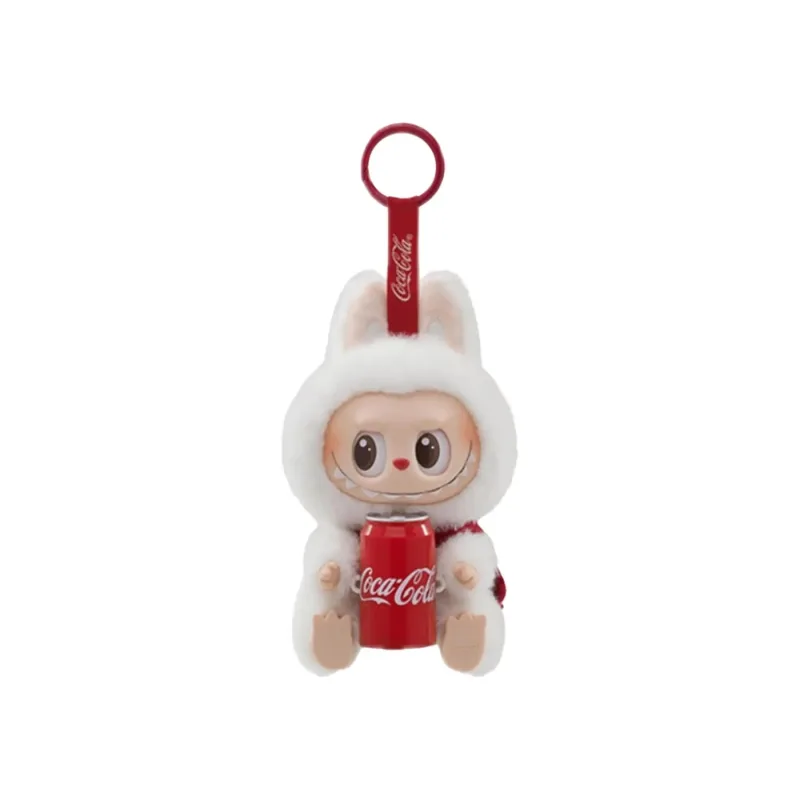 Pop Mart Labubu The Monsters Coca Cola Series Happy Factor Vinyl Plush Figure White - OS