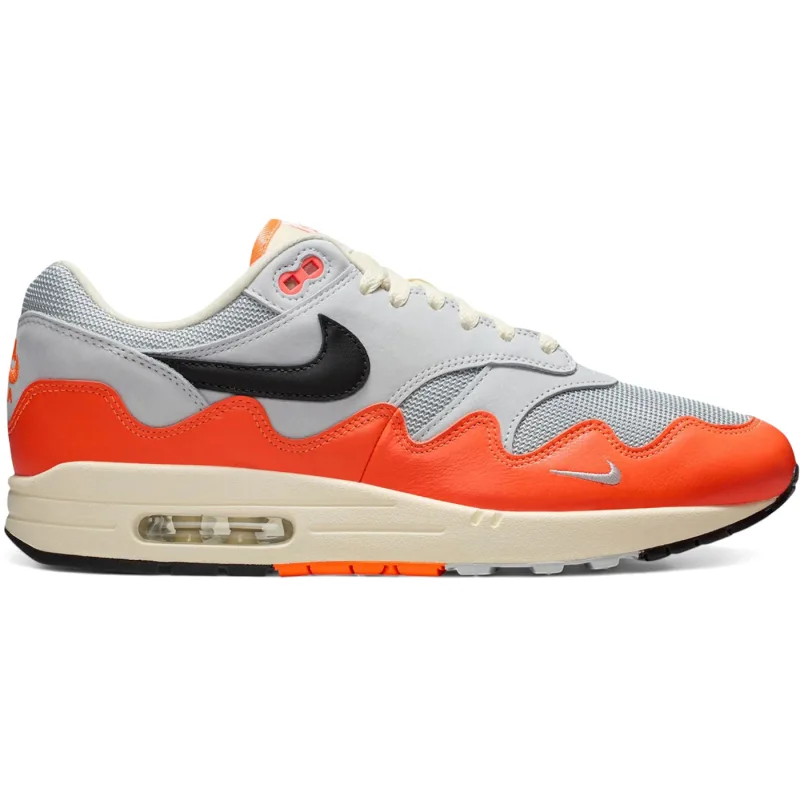 Nike Air Max 1 Patta Waves Hyper Crimson Pure Platinum Grey - 45