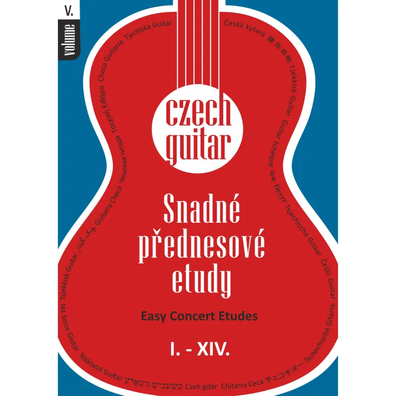 Milada Karez Czech Guitar V. - Snadné přednesové etudy I.-XIV.