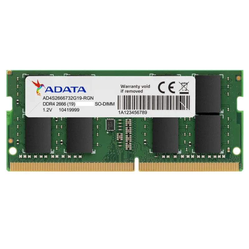 ADATA Adata/SO-DIMM DDR4/4GB/2666MHz/CL19/1x4GB AD4S26664G19-SGN
