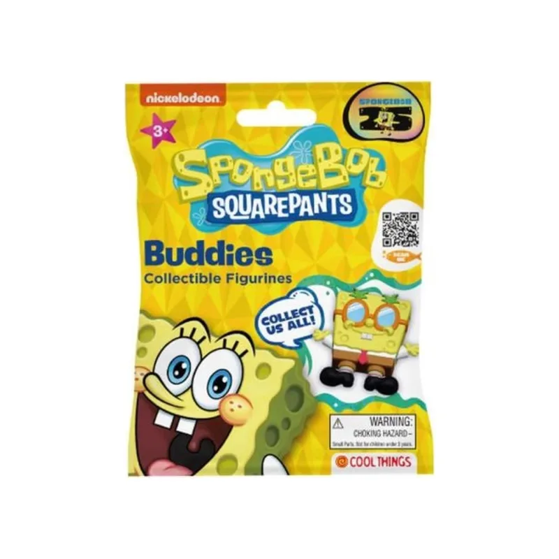 Spongebob Squarepant 3D Buddies collectible figurines Blind Box - OS
