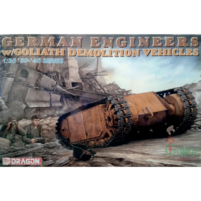 Dragon Model Kit military 6103 - GERM.ENG.W/GOLIATH (1:35)