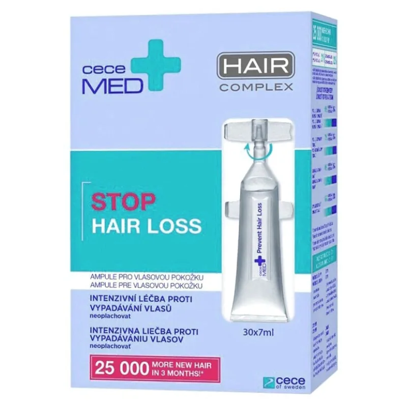 CECE MED Stop Hair Loss Ampoules 30x7ml - vlasové ampulky proti vypadávaniu vlasov