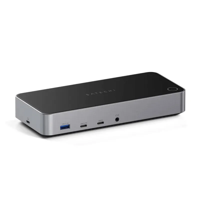 Satechi Triple 4K Display Docking Station - Space Gray Aluminium ST-D4KTM…