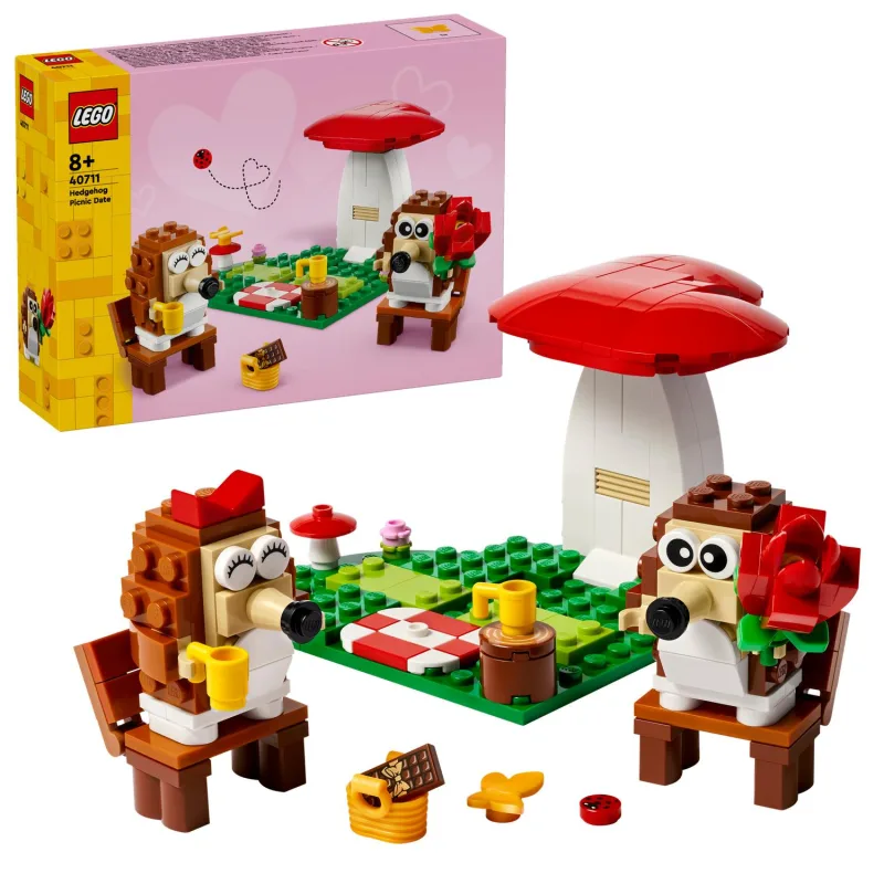 LEGO Iconic 40711 Ježčie rande s piknikom