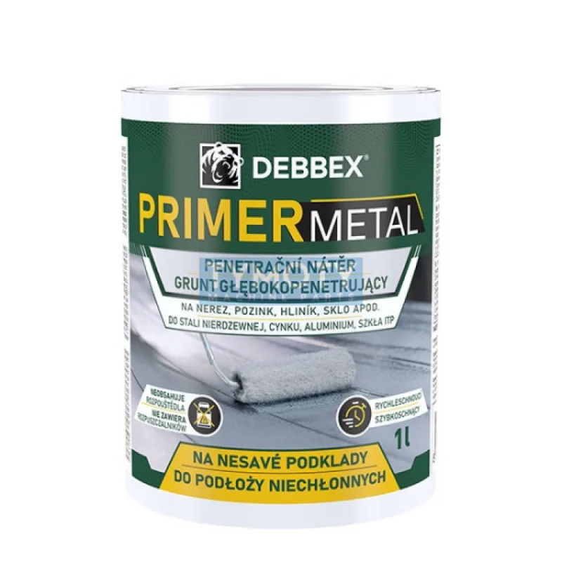 Debbex Penetračný náter PRIMER METAL - 1 L svetlo modrá, vedro
