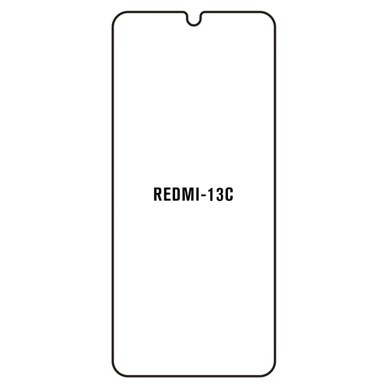 Sunshine Xiaomi Redmi 13C Predná Hydrogél ochranná fólia Strih: Predná 2, Typ fólie: Anti-Spy (Privacy)