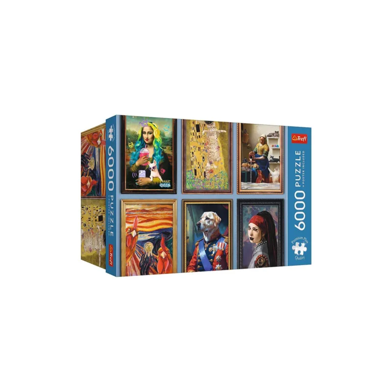 Trefl Puzzle Premium Plus: Fun Art Collection 6000 dielikov 136,4x132,6cm v krabici 35x24x18cm
