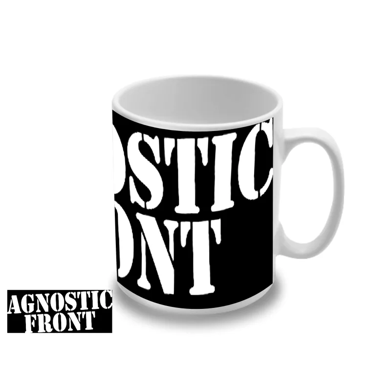 Agnostic Front Black and White Logo (hrnček)