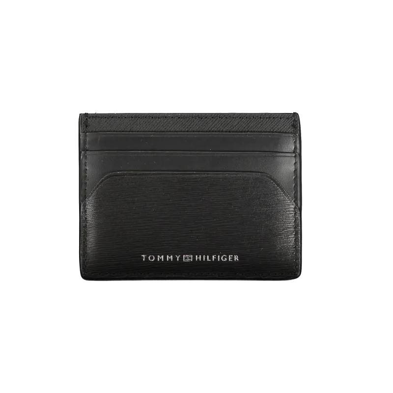 Pánska Peňaženka TOMMY HILFIGER - Čierna 
10.0X8.0X1.0cm Farba: čierna, Veľkosť: 10.0X8.0X1.0