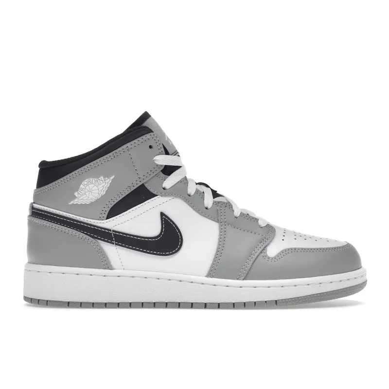 Jordan 1 Mid Light Smoke Grey (GS) - 36.5