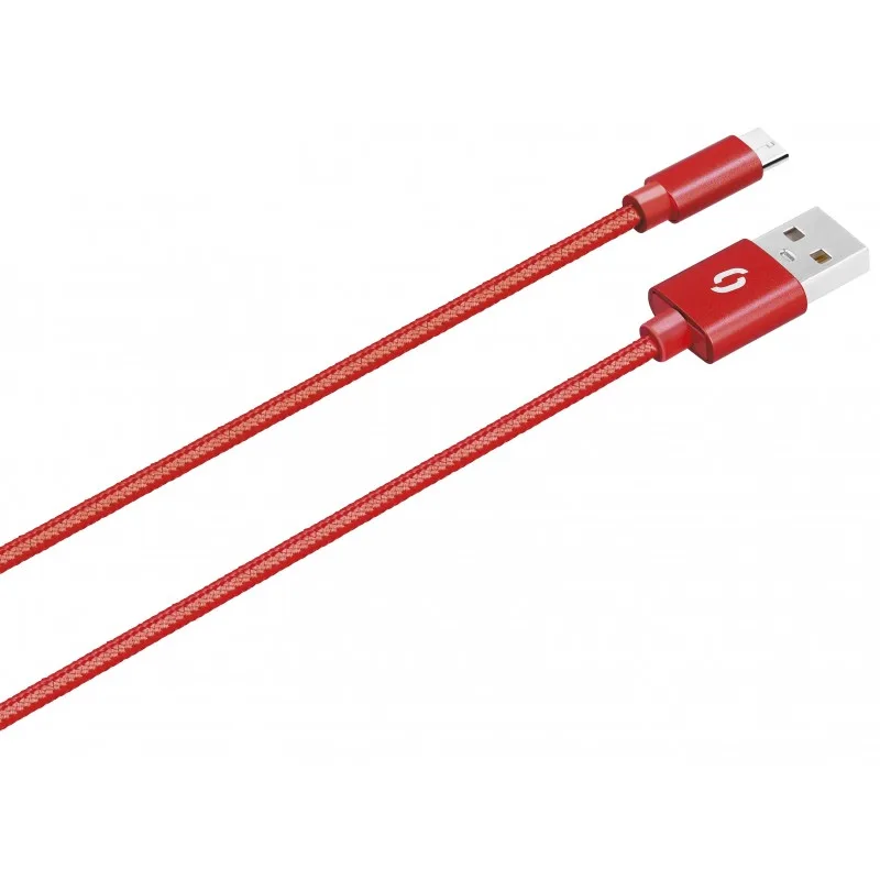ALIGATOR PREMIUM 2A kabel, Micro USB 2m, červený DATKP19