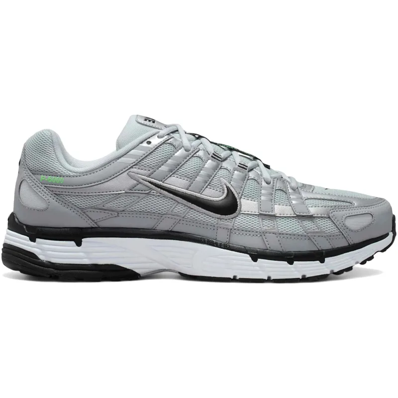 Nike P-6000 Wolf Grey Metallic Silver Black - 47.5