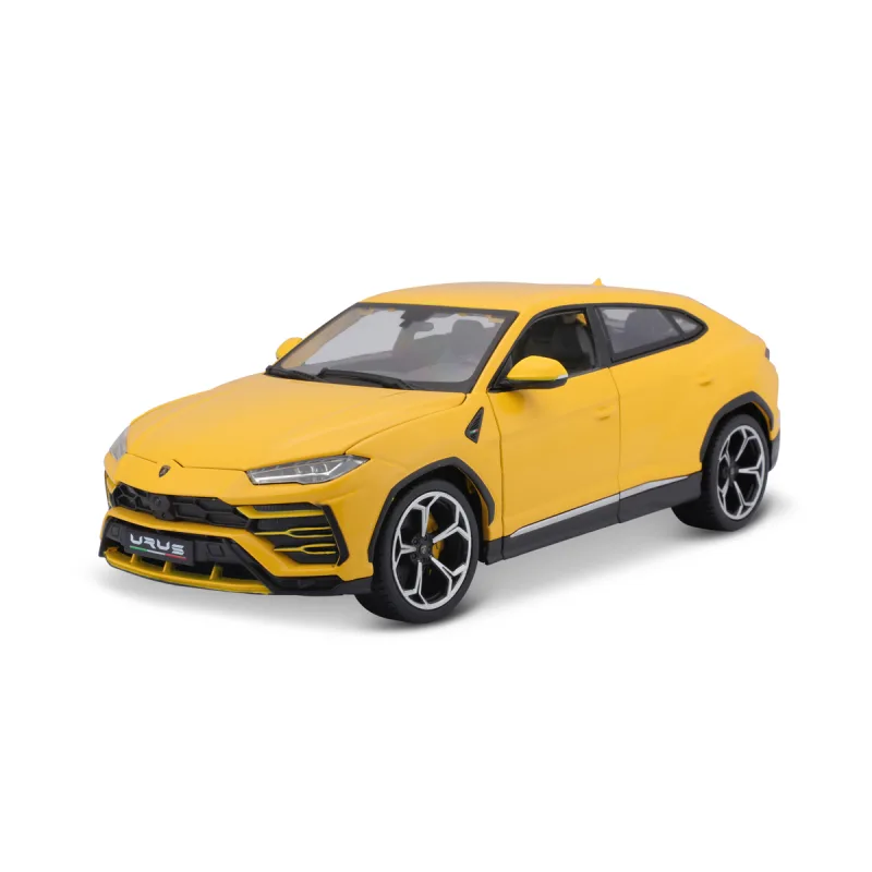 Bburago - Autá HOBBY, Lamborghini Urus, žltá, 1:18