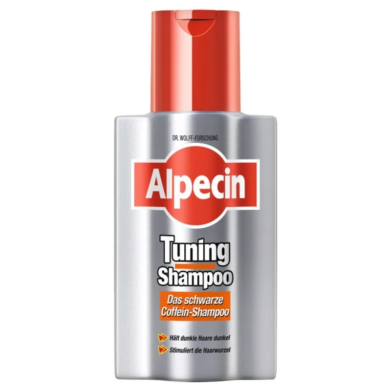 DR. WOLFF ALPECIN Tuning Coffein Shampoo 200ml - udržiava tmavé vlasy a zabraňuje vypadávaniu