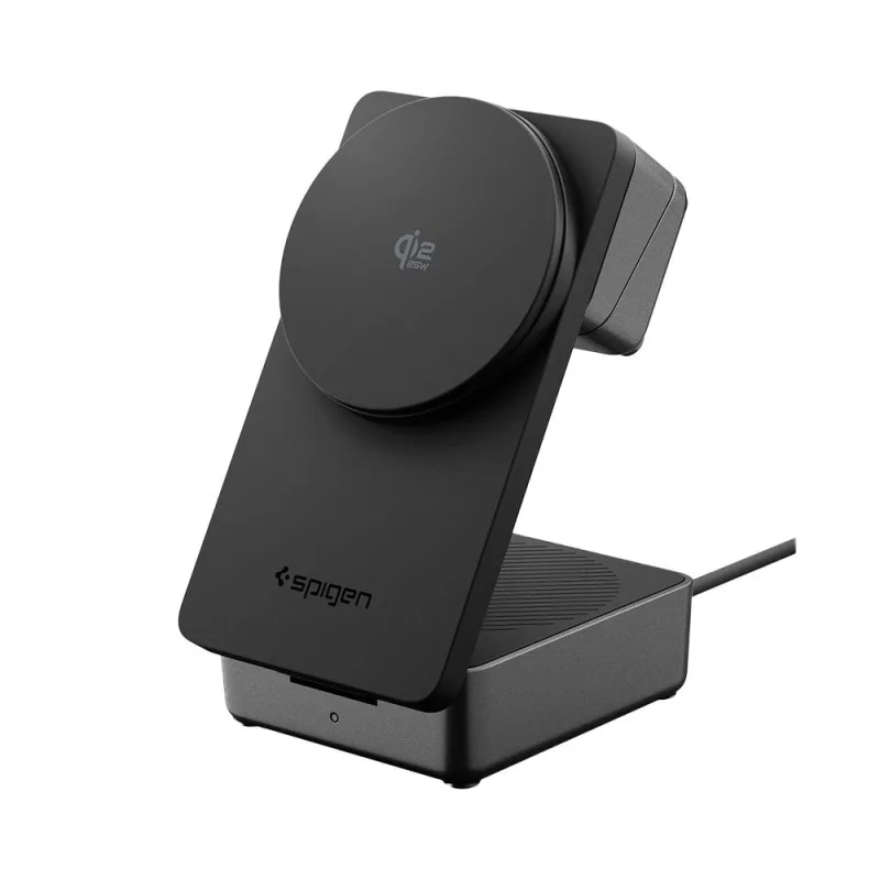 Spigen Foldable Wireless Charger Stand Qi2 25W - Black