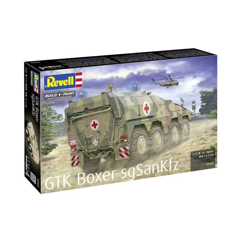 Revell Plastic ModelKit military 03362 - GTK Boxer sgSANKfz (1:72)