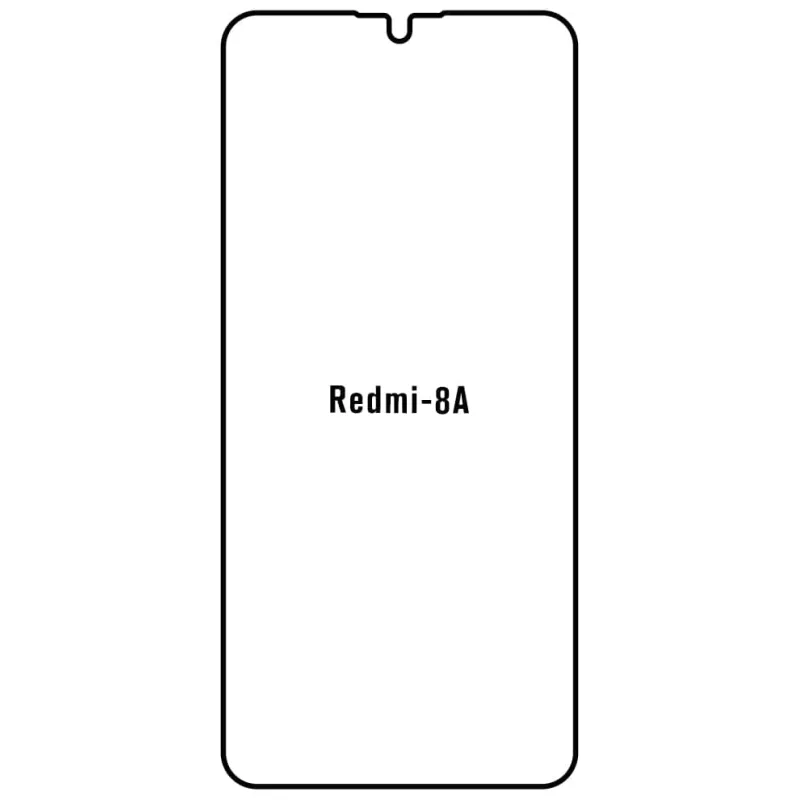 Sunshine Xiaomi Redmi 8A Predná Hydrogél ochranná fólia Strih: Kompatibilná s krytom, Typ fólie: Anti-Spy (Privacy)