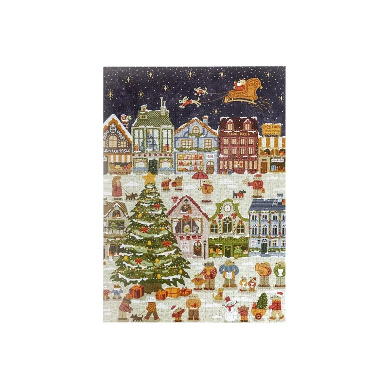 RoboTime RoboTime Puzzle Štedrý deň šteniat 1000 dielikov